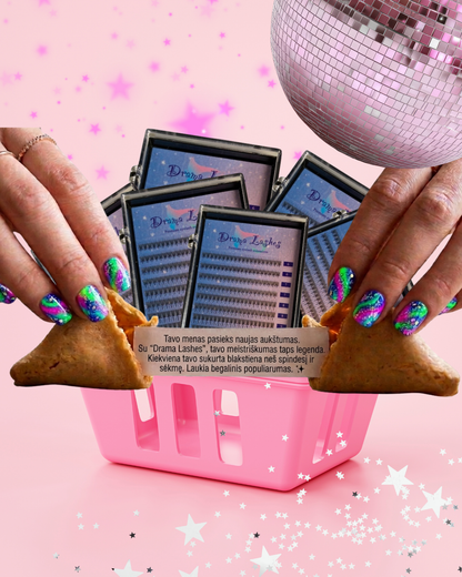 Drama Lashes pre-made blakstienos