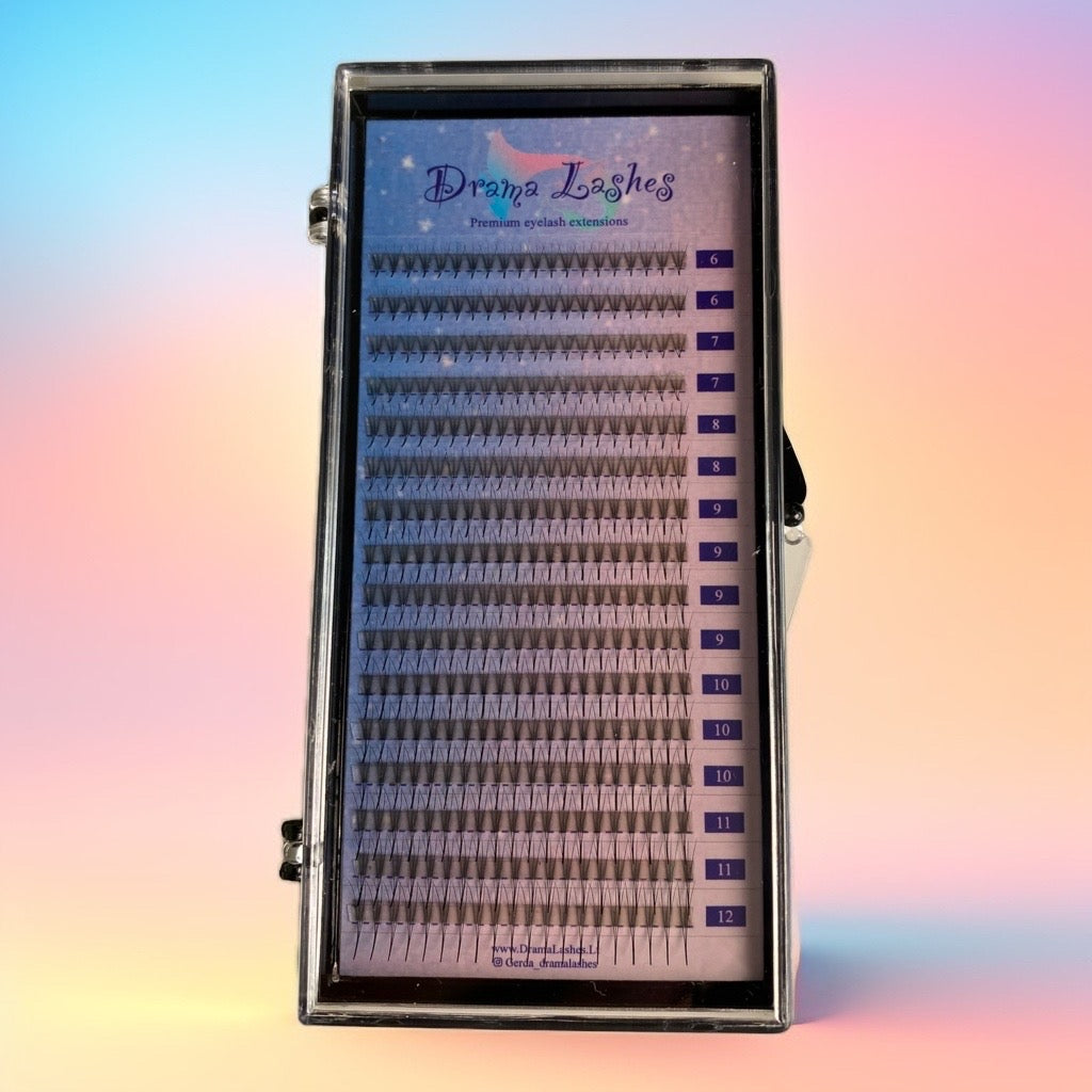Drama Lashes pre-made blakstienos