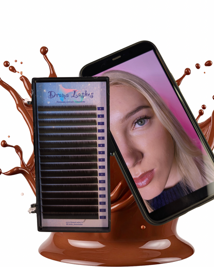 Drama Lashes šviesiai rudos blakstienos