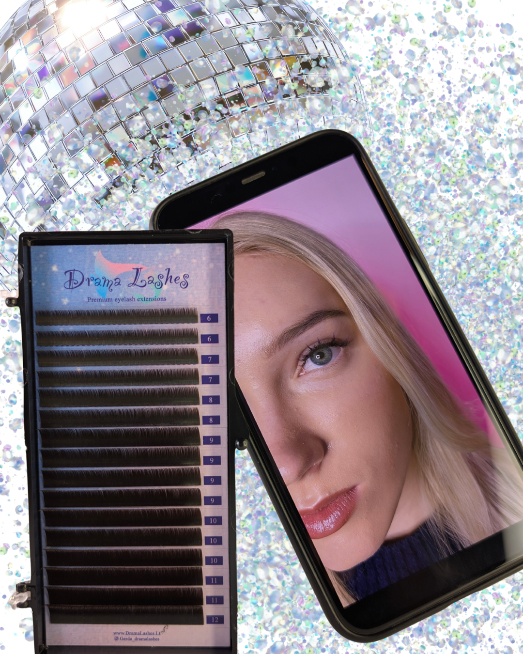 Drama Lashes juodos blakstienos